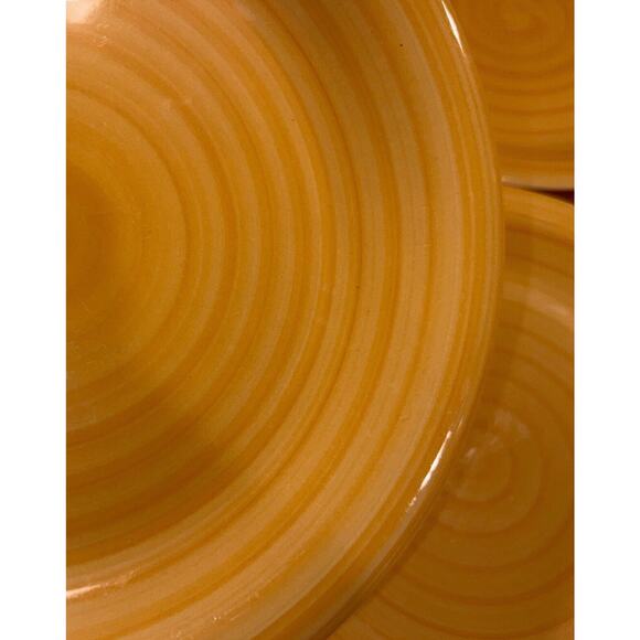 SIX PIECE Set Philippe Richard Golden Swirl - 4 Dinner Plates - 2 Cereal Bowls!! - Picture 8 of 9